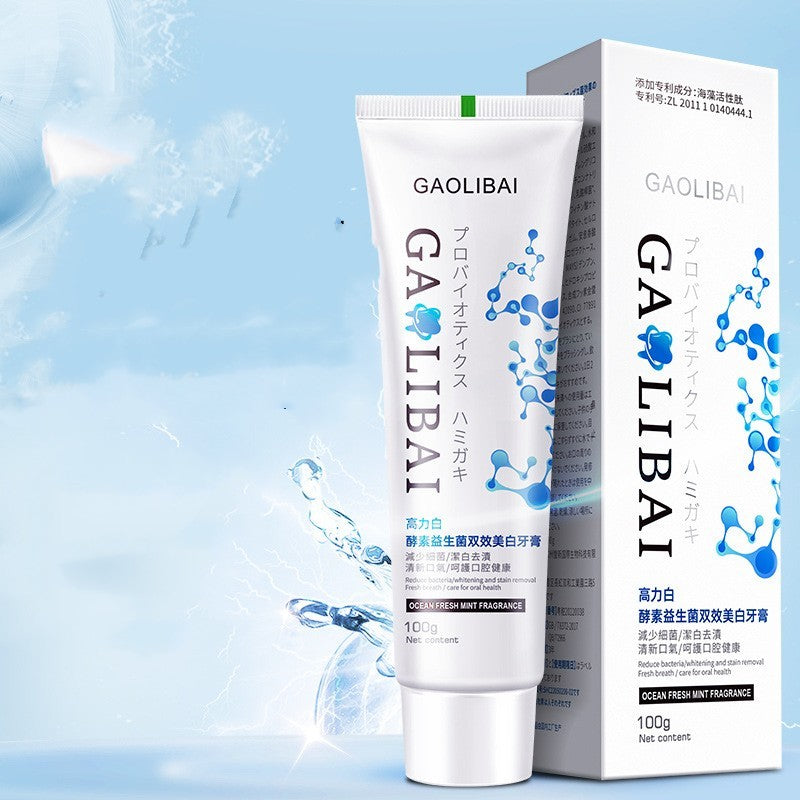 Enzyme Probiotics Whitening Toothpaste Removing Yellow And Brightening White